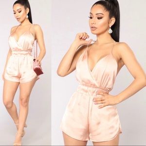 Solaris Style Satin Romper “Kamille”
